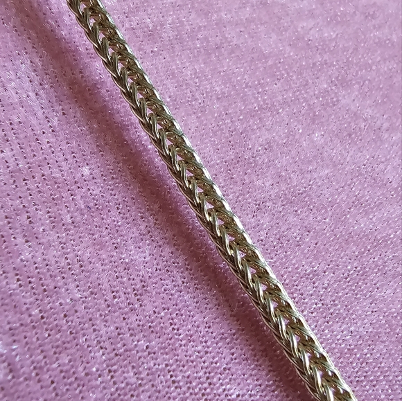 Vintage pale goldtone tassel necklace. - Picture 6 of 9